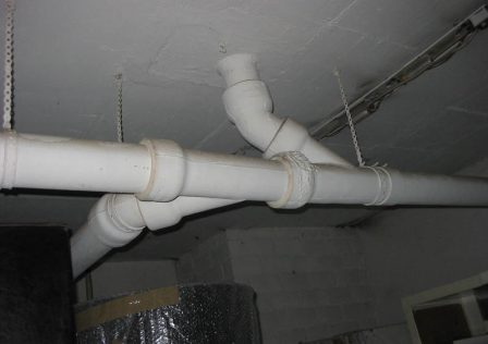 Abwasserleitungen aus Asbestzement